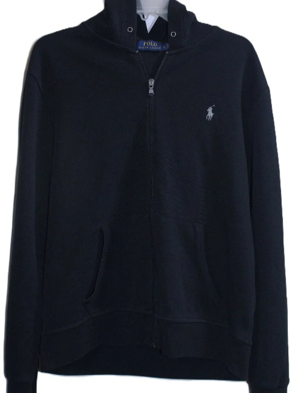 Share Polo Ralph Lauren Full Zip Hoodie Black Large Embroider Pony Zip Up Jacket